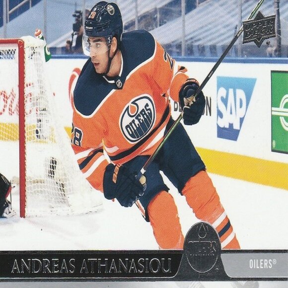 Andreas Athanasiou - 2020/2021 Upper Deck Series 2 Hockey Card - Picture 1 of 2